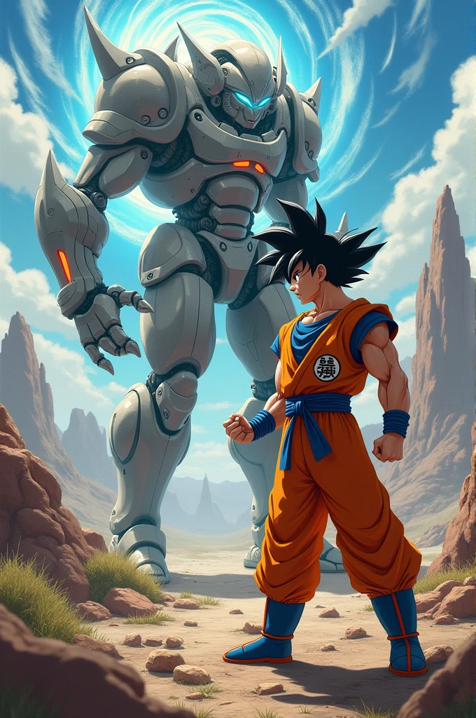 Goku and android