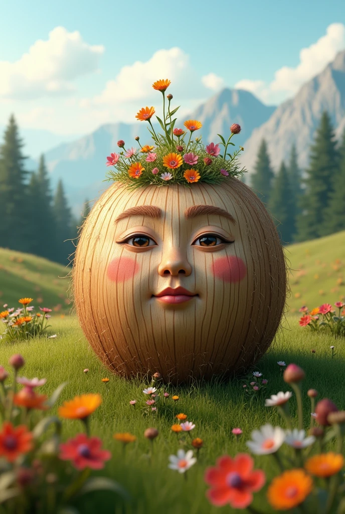 Coconut face from Sweden