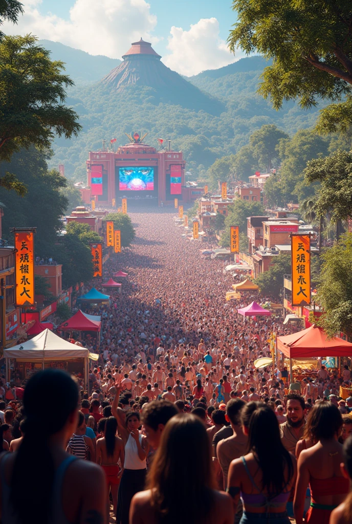 One example that incorporates planning, organizing, directing, staffing, and controlling in a sequential manner is the process of organizing a large-scale event like a music festival:

- Planning: The event organizers create a detailed plan outlining the event's goals, budget, schedule, and logistics.
- Organizing: They then organize different teams responsible for specific tasks such as stage setup, artist management, ticketing, security, and food vendors.
- Directing: During the event, the organizers provide direction to the teams, ensuring that each group knows its responsibilities and coordinates effectively.
- Staffing: The teams are staffed with the necessary personnel, including volunteers, security personnel, technical crews, and event coordinators.
- Controlling: Throughout the event, the organizers monitor various aspects such as attendance, budget adherence, safety measures, and overall guest satisfaction to ensure the event runs smoothly and according to plan. Creat beautiful images of music festival 