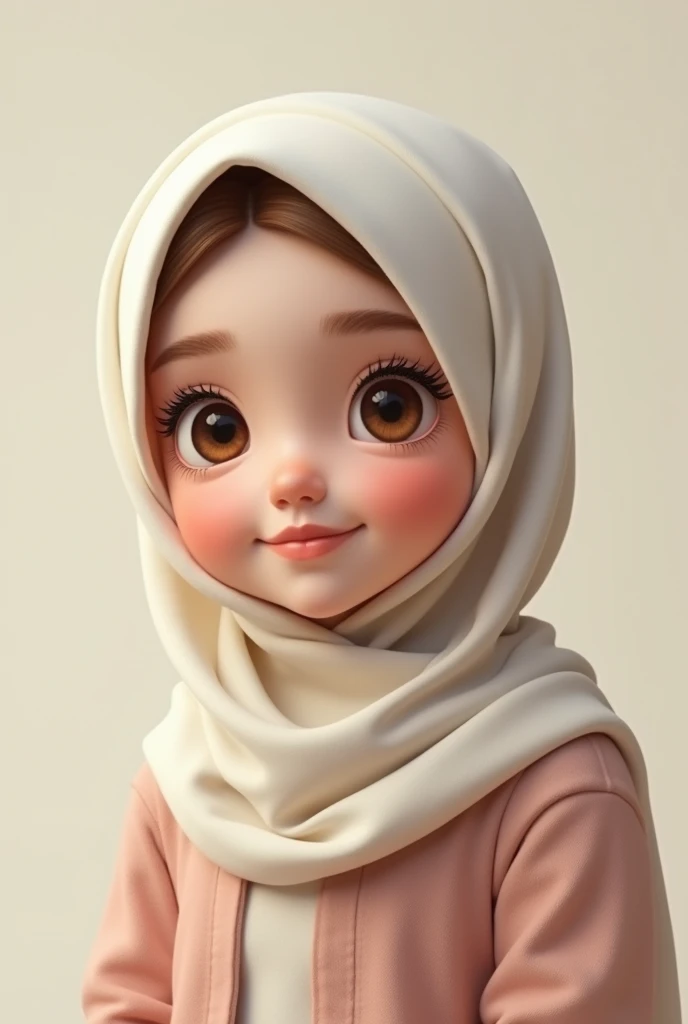 A cute hijabi girl