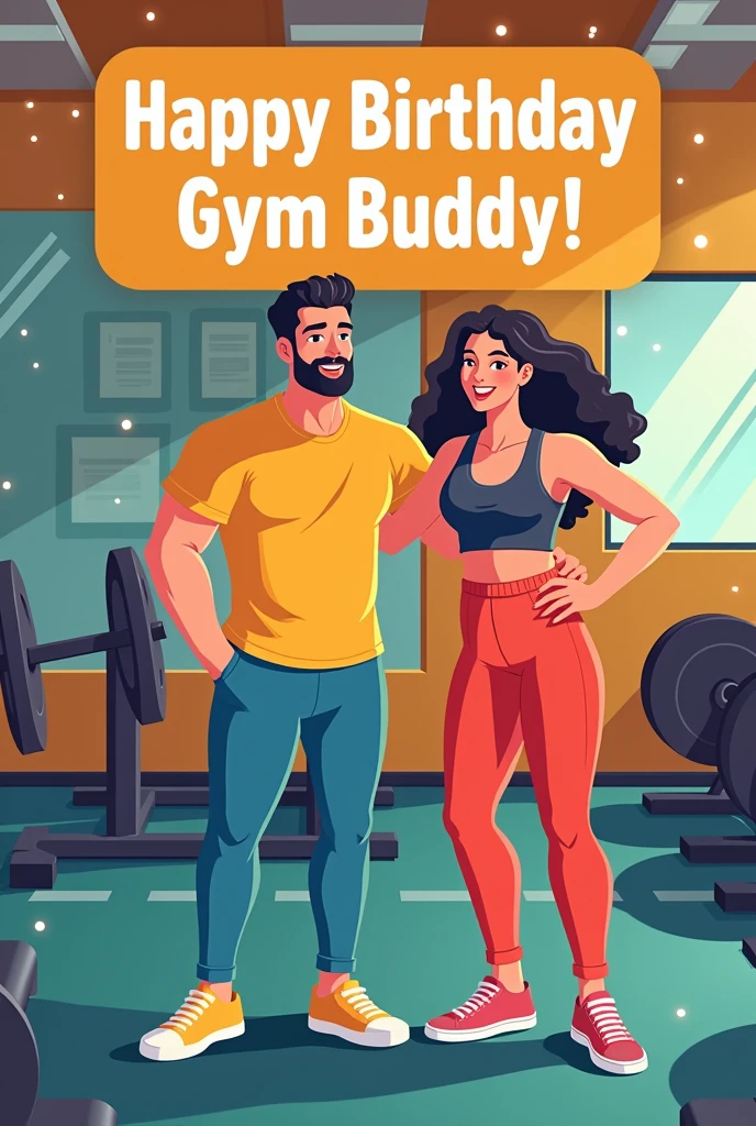 Funny Happy Birthday Card for a Gym Buddy Who Has Become a New Friend, where the pleasantness of his personality and the value of his friendship are highlighted