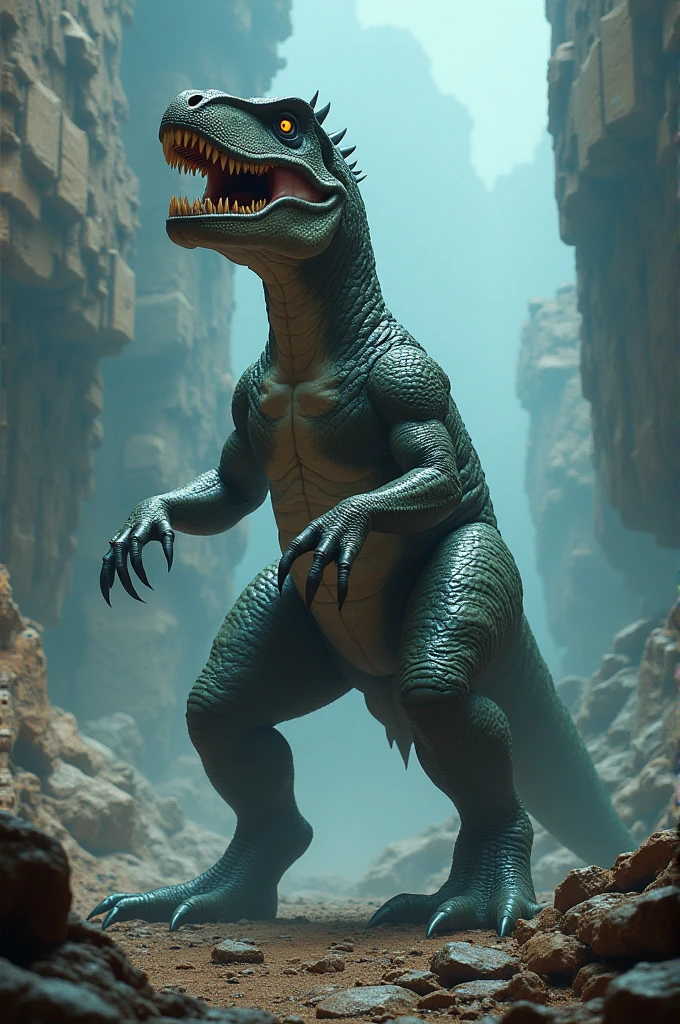 A dinosaur that says clan zx