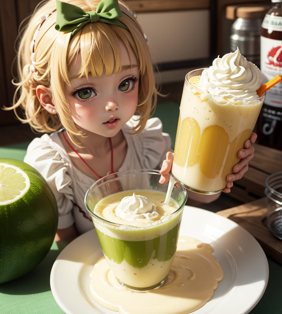 Melon cream soda