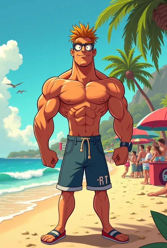 Timmy turner muscle beach 