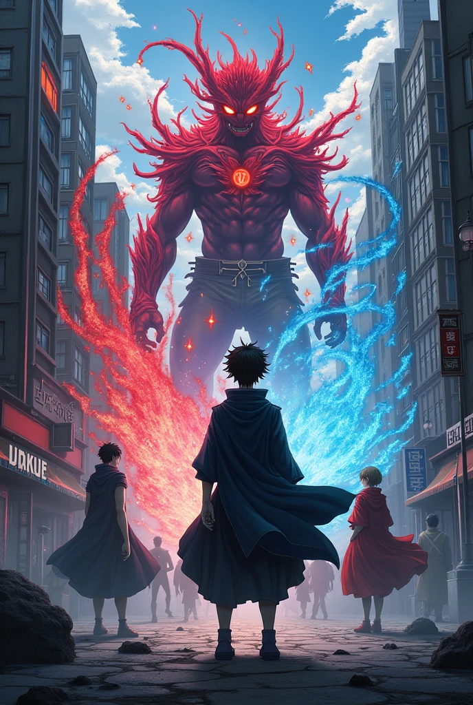 Create images from the anime jujutsu kaisen