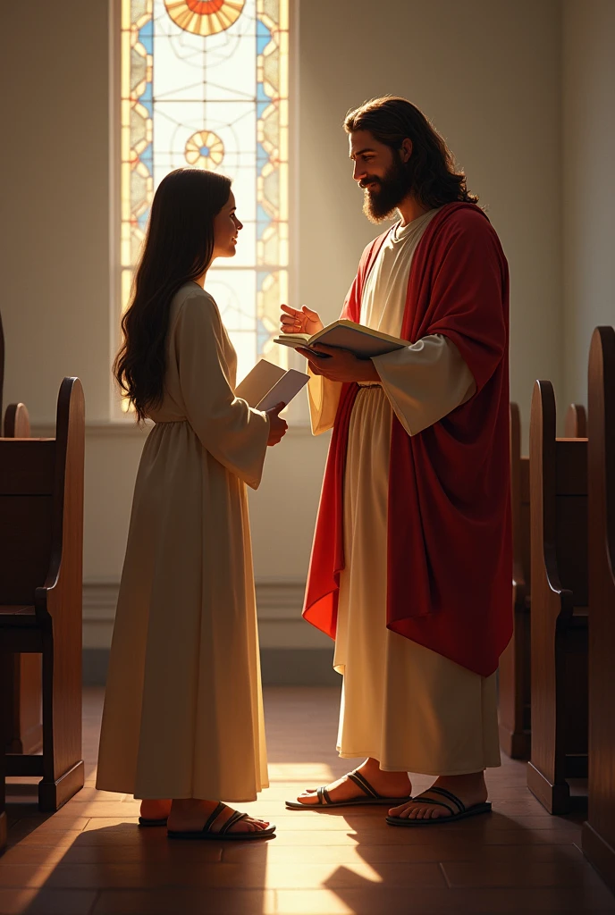 Jesus with Adventist student