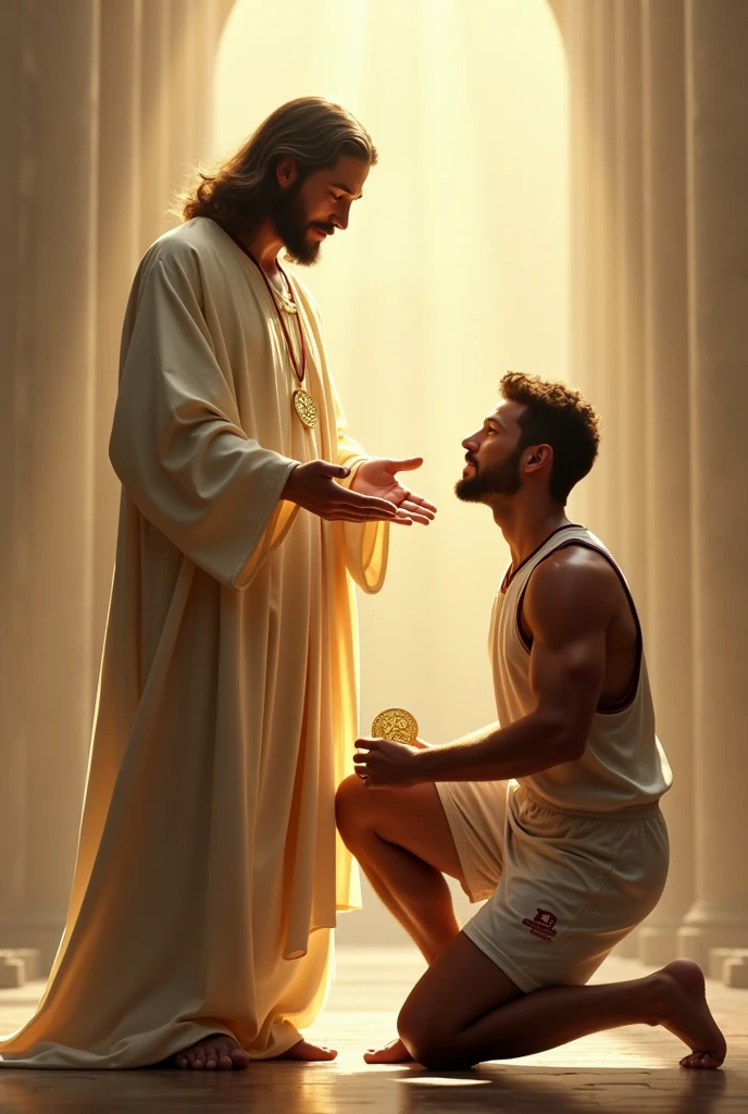 Sign with Jesus Christ and you make me an athlete with a medal 🏅