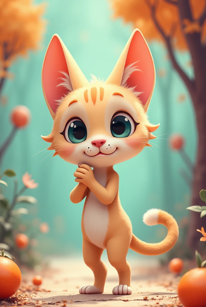 Humanoid with cat head in Cartoons strokes 
