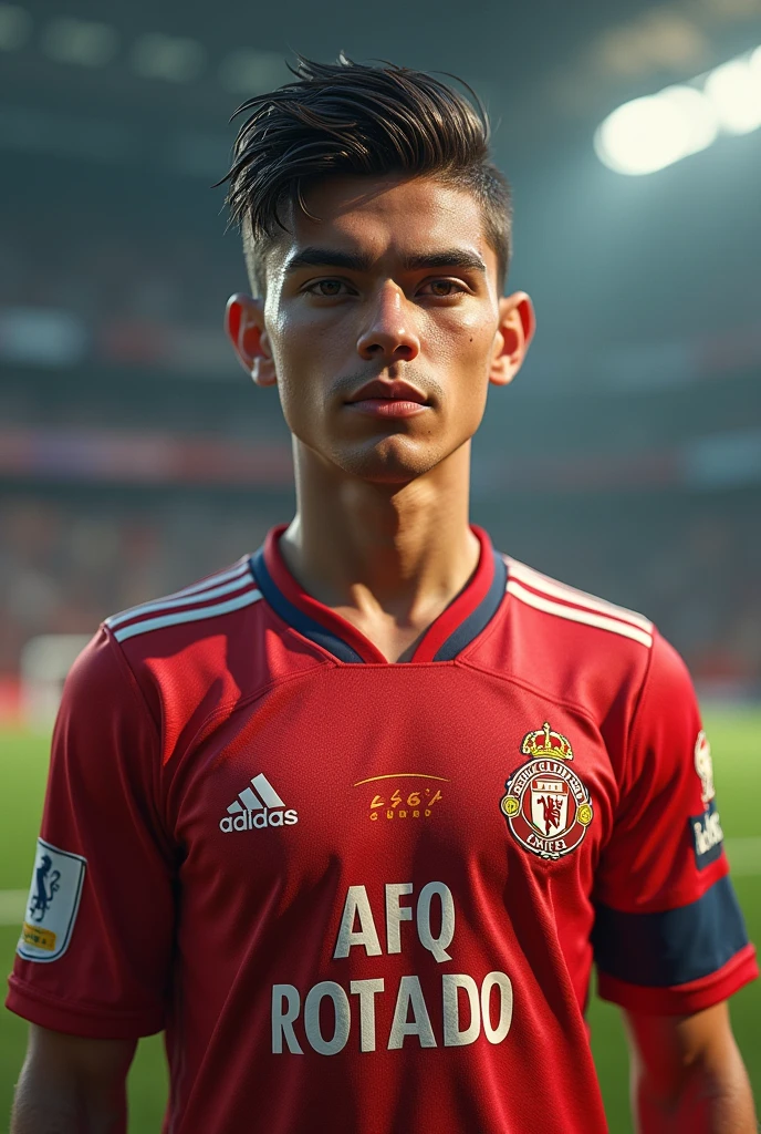 Created a player age  bib 7 footballer text called AFQ.ronaldo 