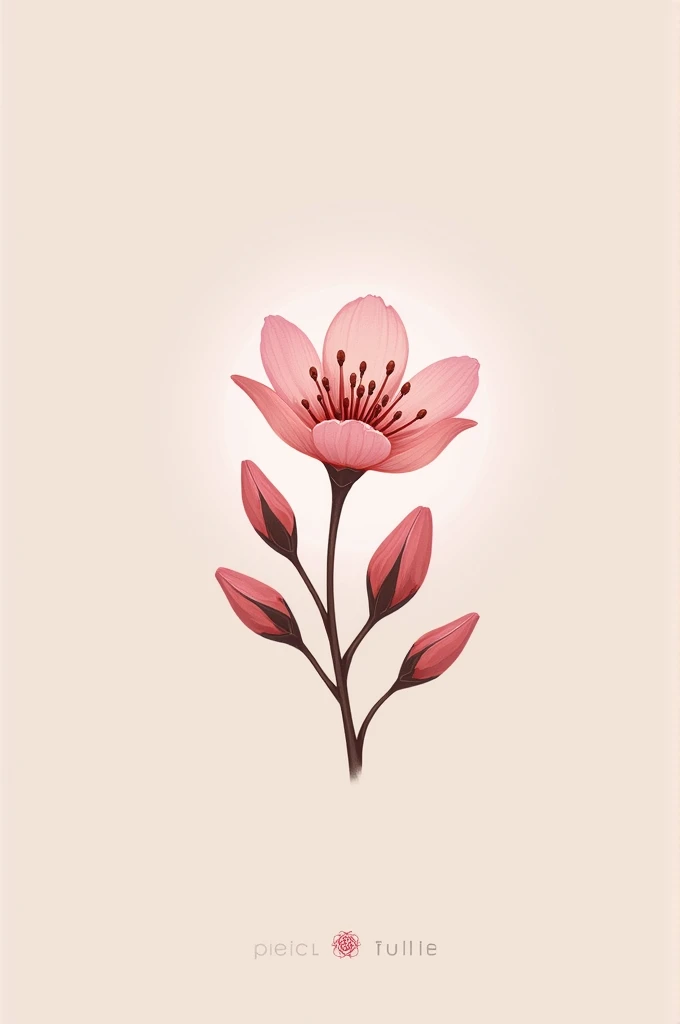 Create a logo for a cherry blossom diffuser 