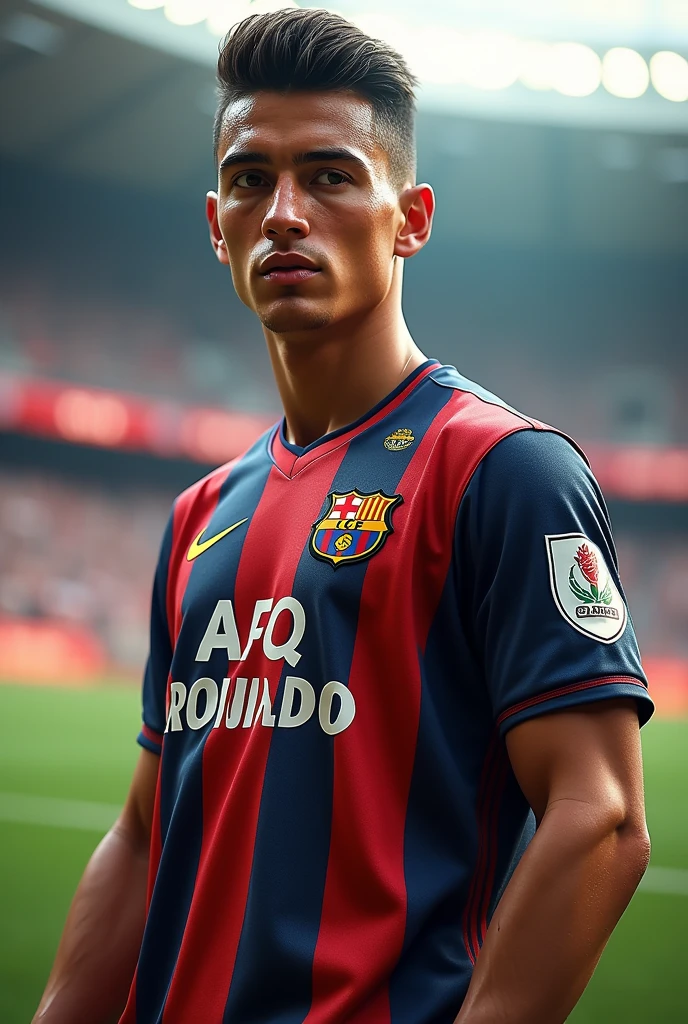 Created a player age bib 7 footballer text called AFQ.ronaldo