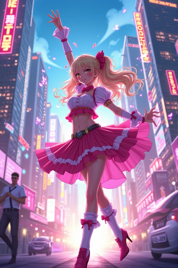 yellow gyaru magical girl