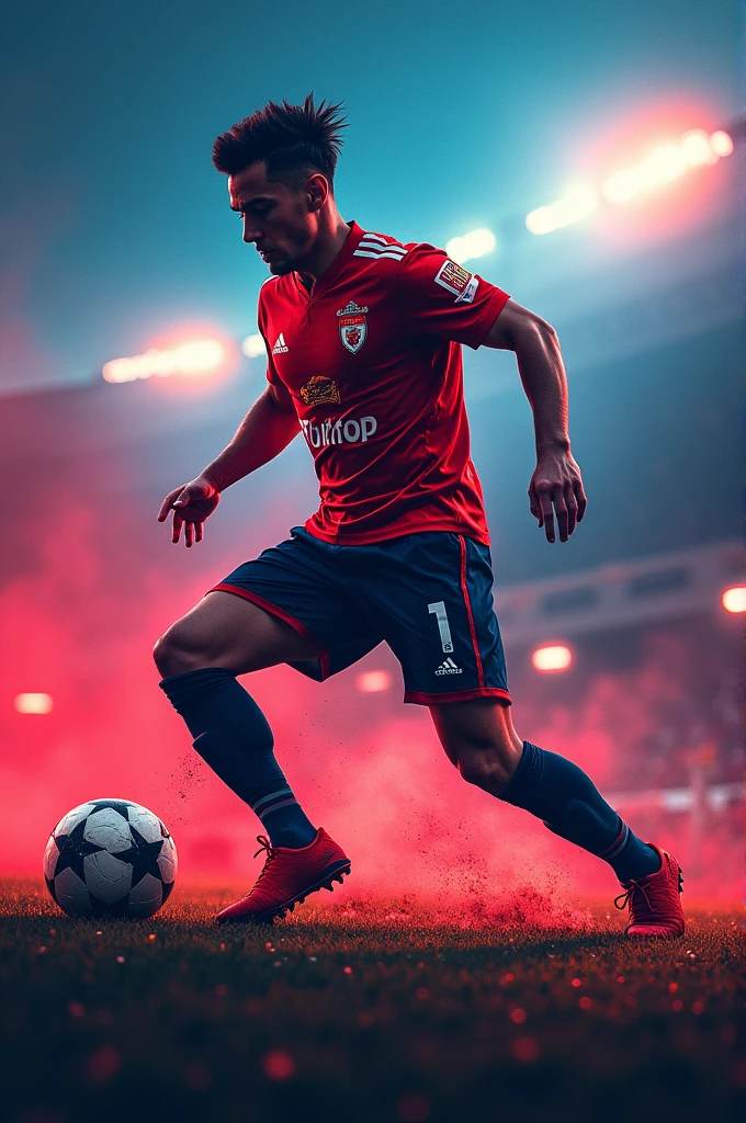 Create profile picture of yt channel about capcot football cool edits🗿🔥