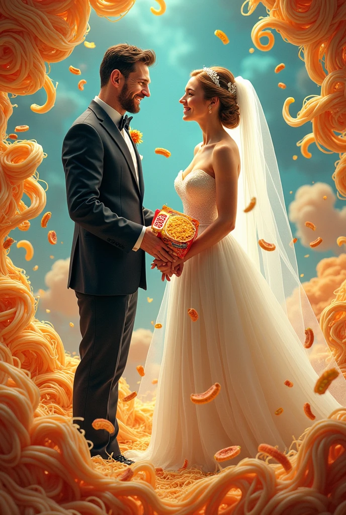 Messi marrying a Maruchan