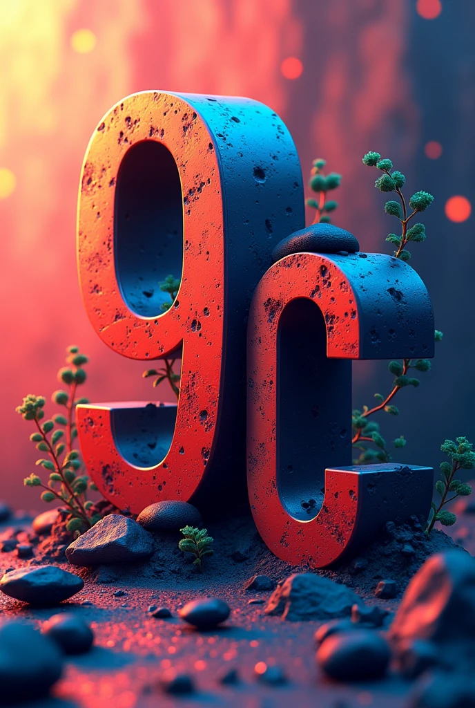 "9C " in designish way in creative way attractive