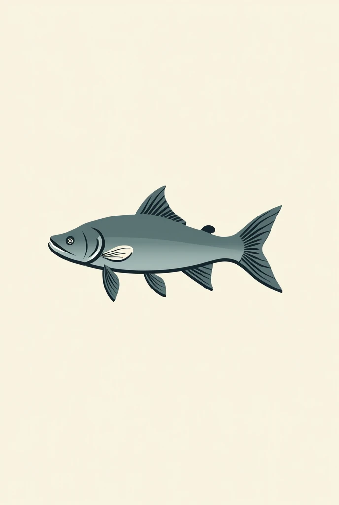 Simple Fishing Badge, title The sheins shaped like a fish Carp, no dates