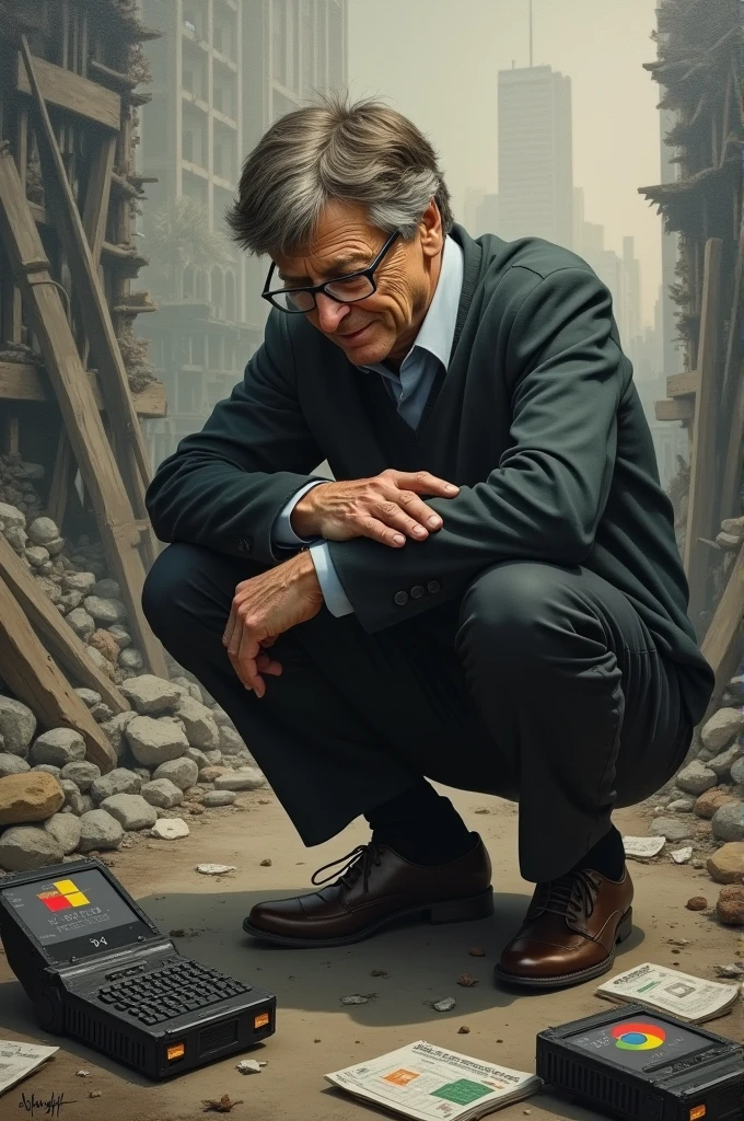 Poor bill gates