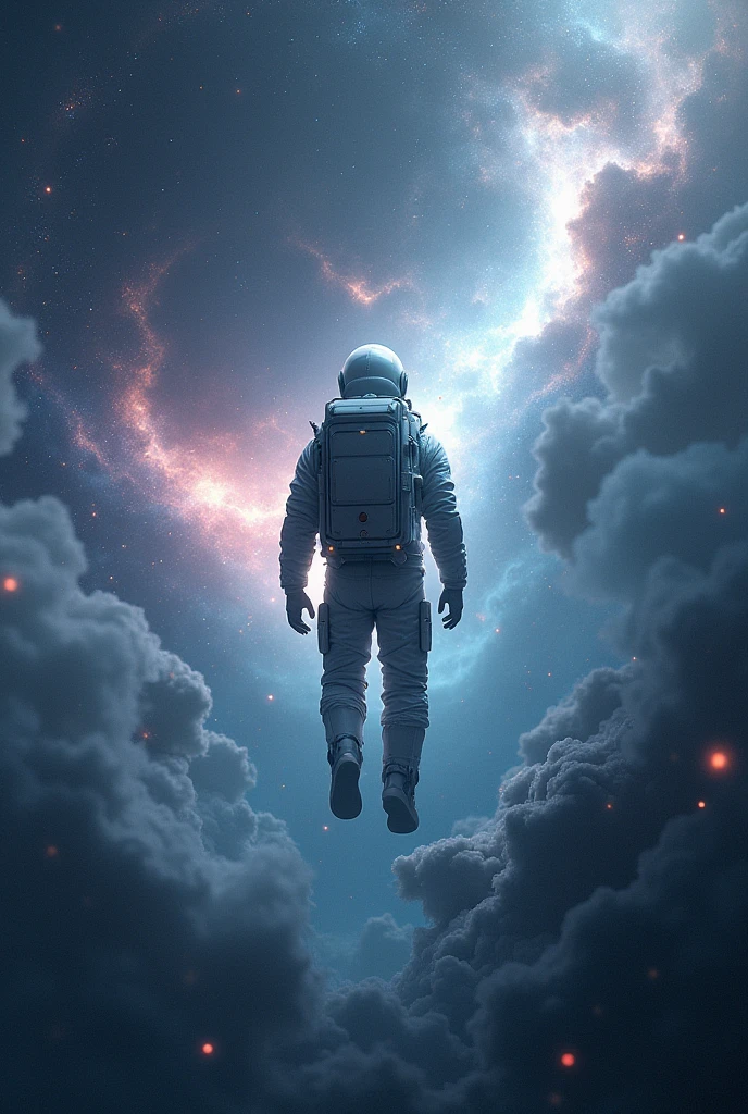 Digital drawing on the theme of space