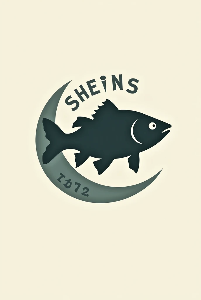 Simple Fishing Badge, title the sheins with the shape of a fish Carp, 0 dates