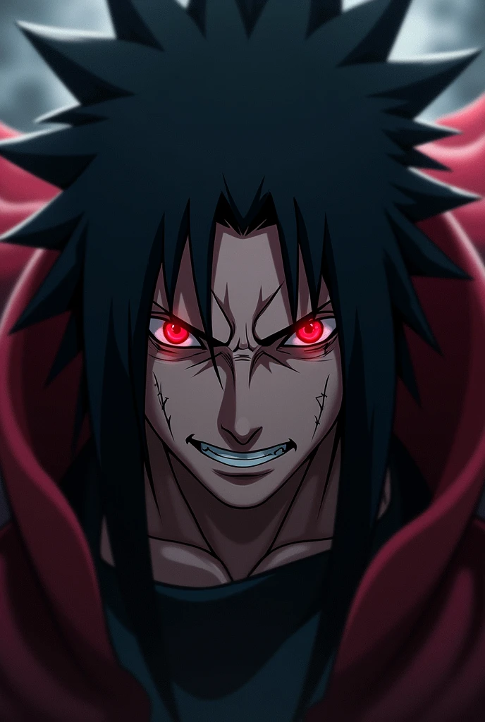 An angry picture of Madara Uchiha. That is the size of a Facebook profile.