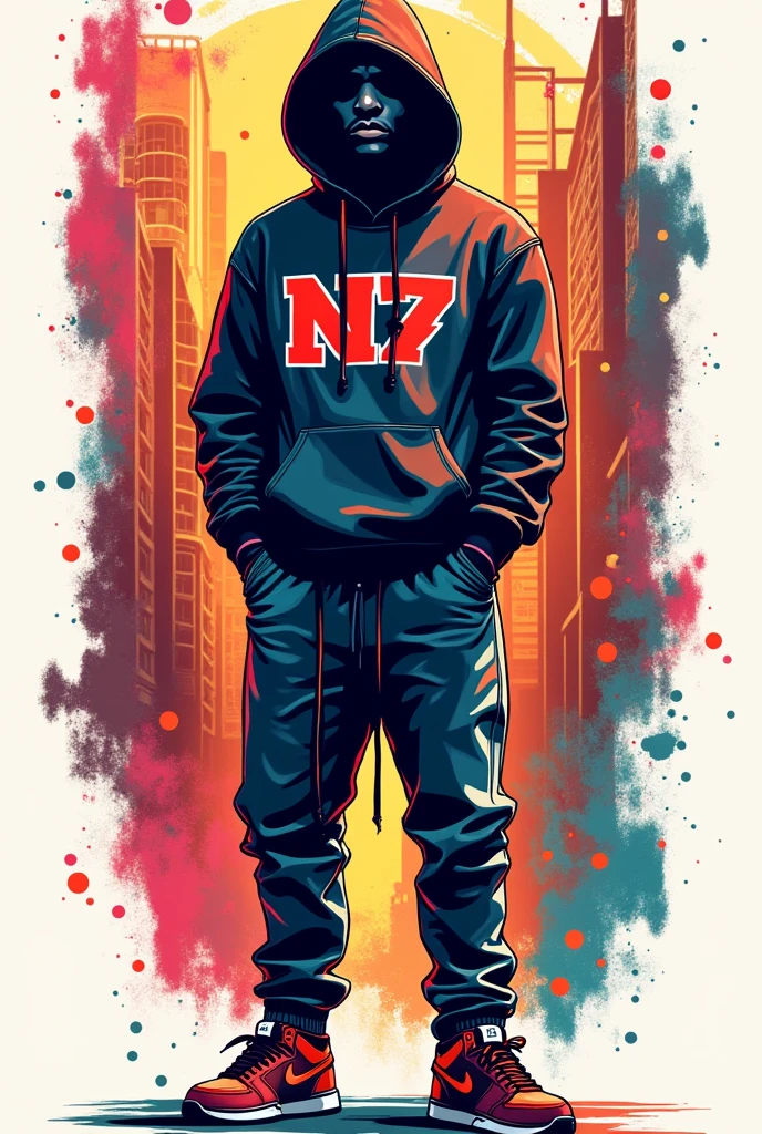 streetwear poster style graphic for a t-shirt print