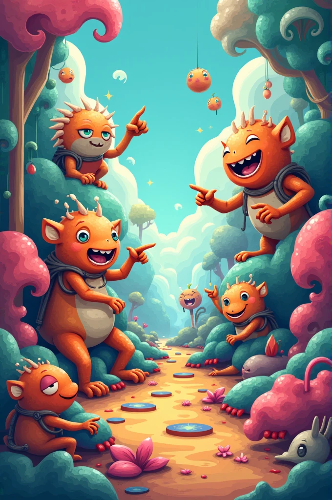 A Image where written Creative creatures Like share and subscribe