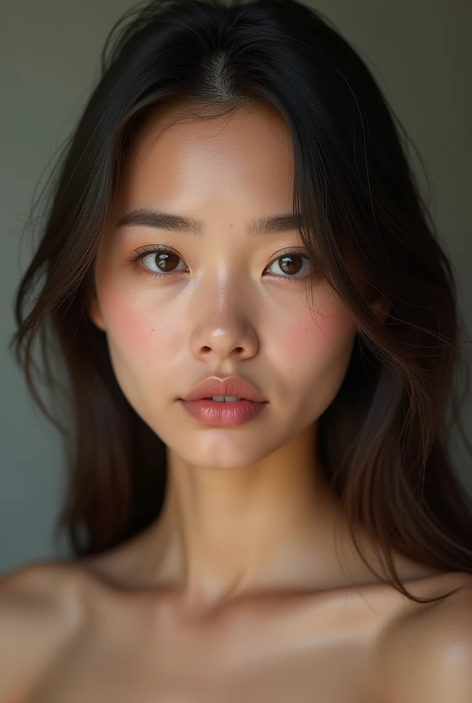 (photorealism:1.2), beautiful woman, ultra realistic, brunette with straight hair,no makeup,highly details,few freckless,4k,hight resolution,european