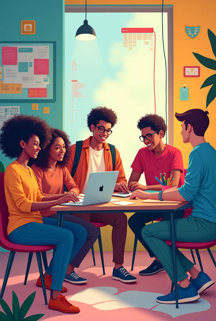 Une image pour le groupe Whatsapp pour  partenaire BECREATIVE 
