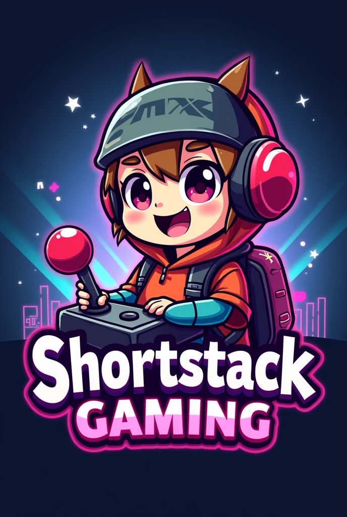 The name of my YouTube channel is shortstack gaming or design an attractive logo for my channel with this same name.
