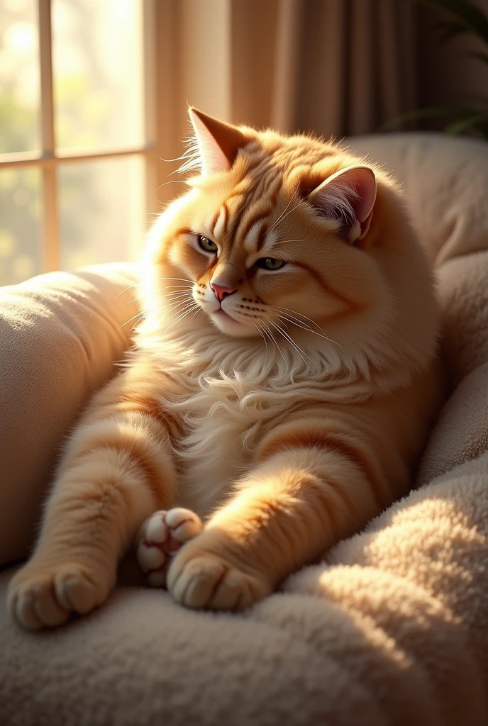 Big loving cat