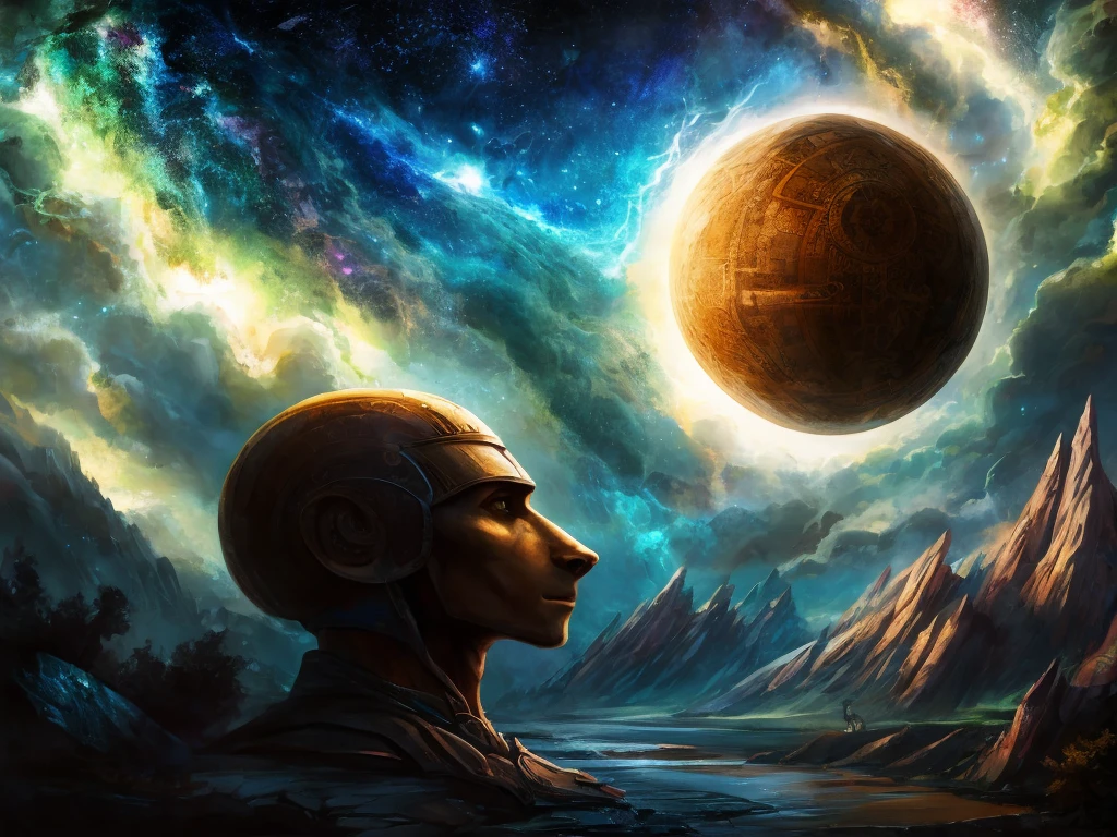 Conversation with the universal consciousness epic large-scale mysterious