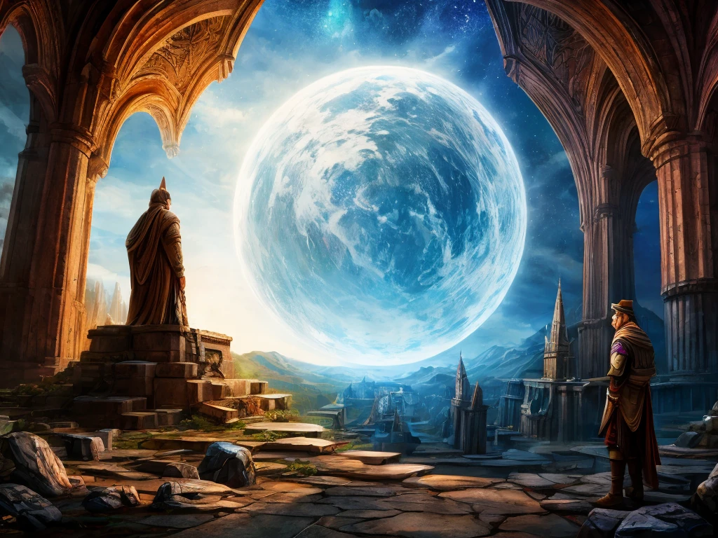 Conversation with the universal consciousness epic large-scale mysterious