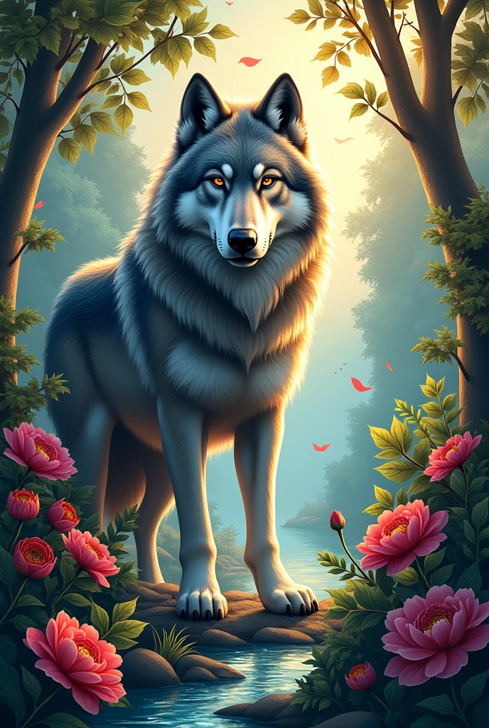 A flyer from power wolf garden 