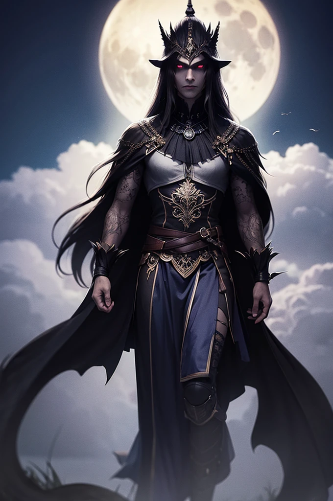 fullmoon, Stately, darkness background, your clean