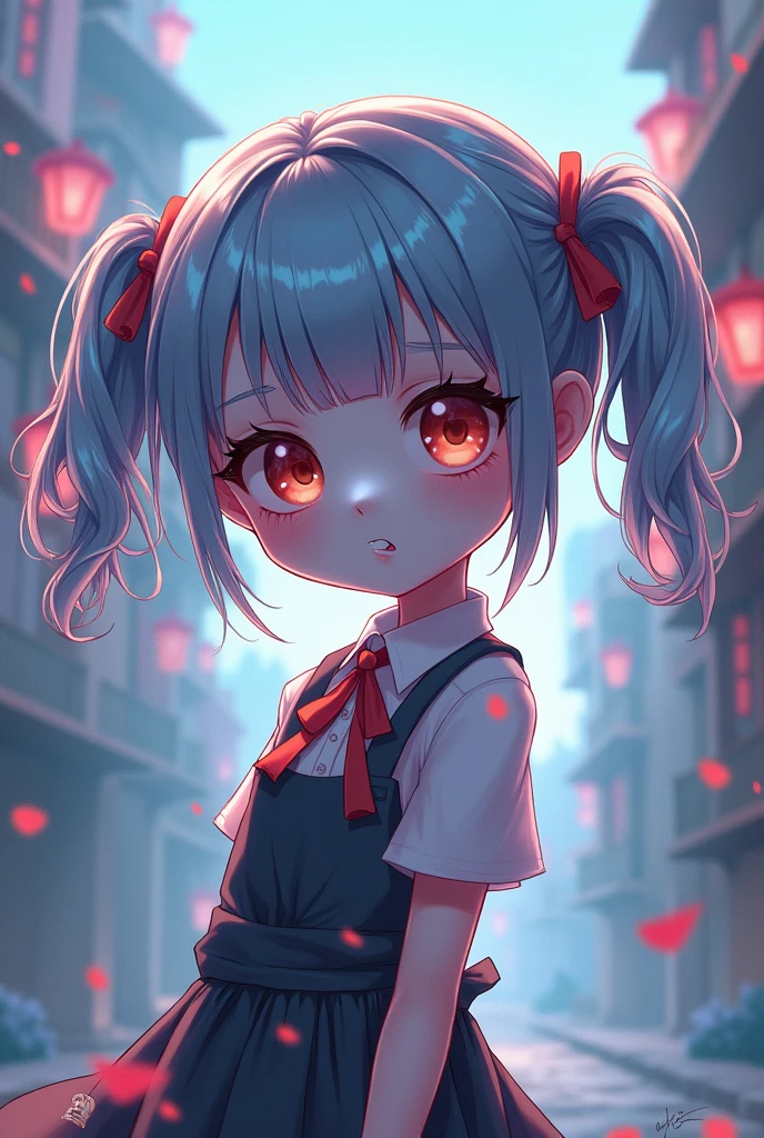 Cute zombie anime girl
