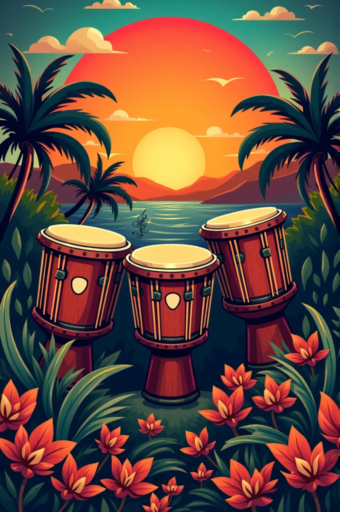 Create a sound logo with the name SONORAMICONGA 