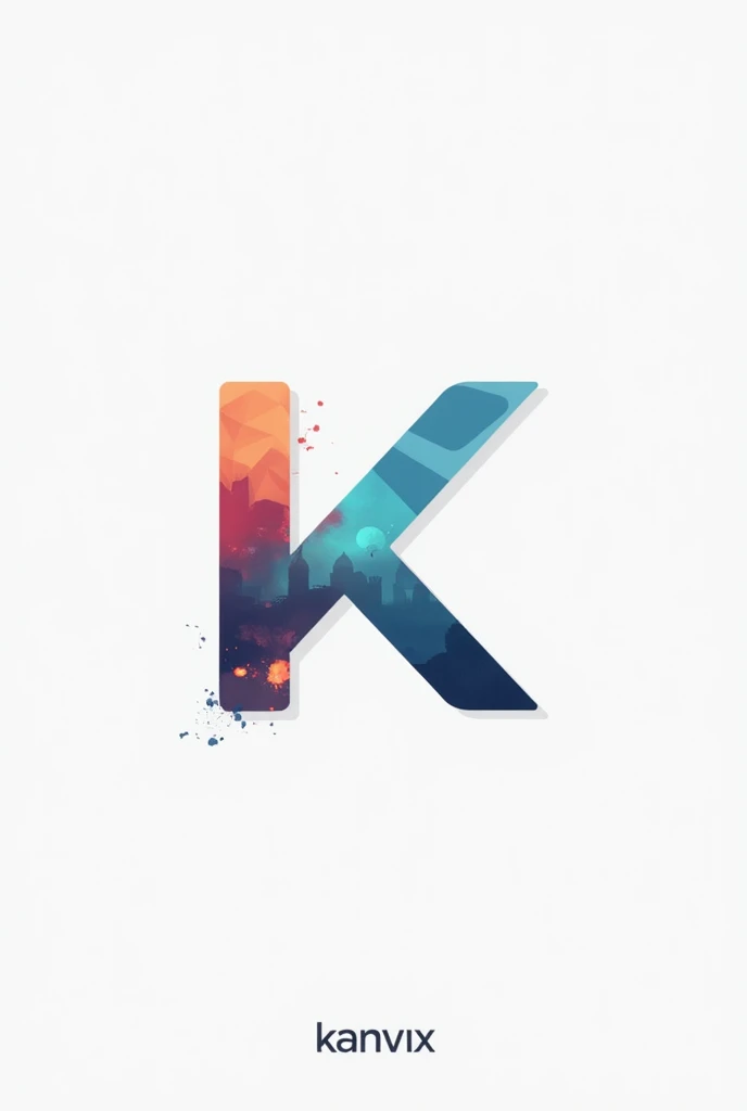 unique different k logo design for a company name kanvix of marketing and media.showing more of marketing and media
