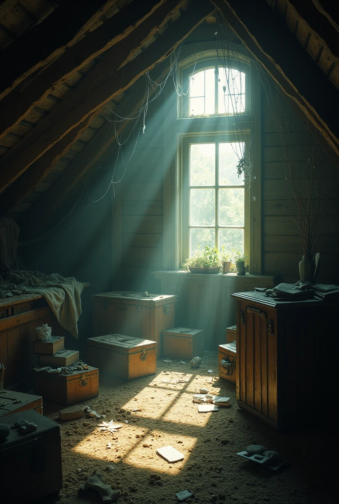 attics of a house