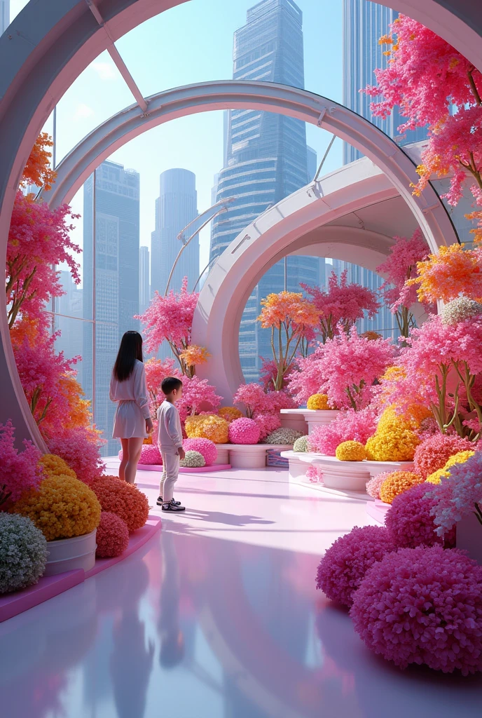 Plastic flower shop