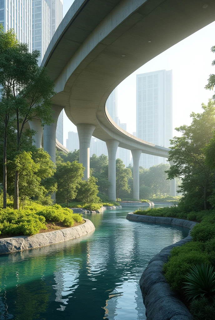 9."Aqua-Arches: Pioneering Water Reclamation in Urban Landscapes"
This topic emphasizes the pioneering aspect of reclaiming water under flyovers, turning them into aqua-arches that support urban landscapes.