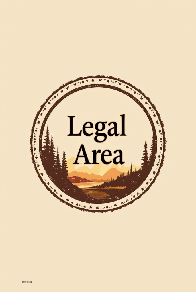 I want you to create a round logo-stamp that says: Legal area, Peace in Bolivia for a letter written