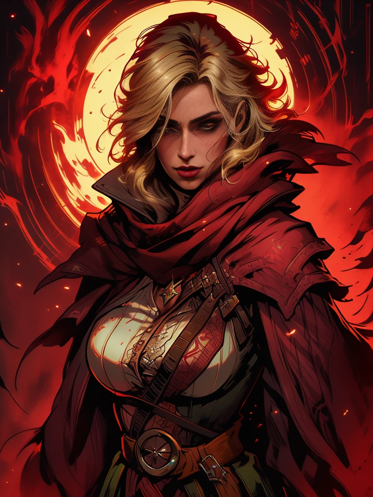 a close-up of a woman with very large breasts, Features, the witcher concept art, Ciri of the Witcher, the best of art station, 4k fantasy artwork, arte de fantasia de tyler edlin, dark fantasy style art, stunning character art, graphic artist Magali Villeneuve, alexandra fomina artstation, epic and exquisite character art, beautiful character painting