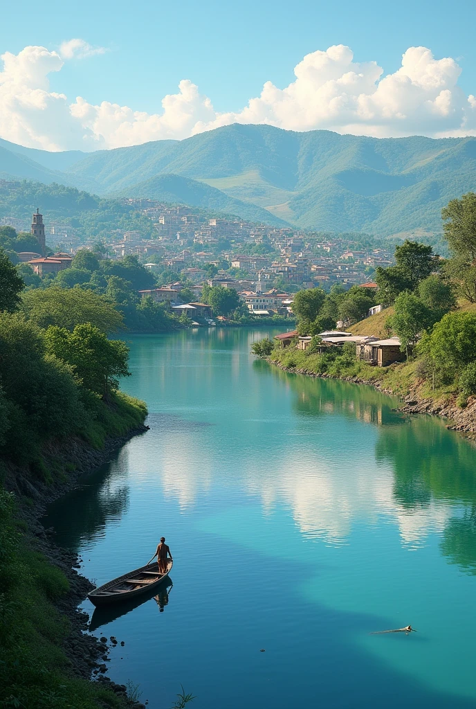 Lake Anosy of Antananarivo Madagascar