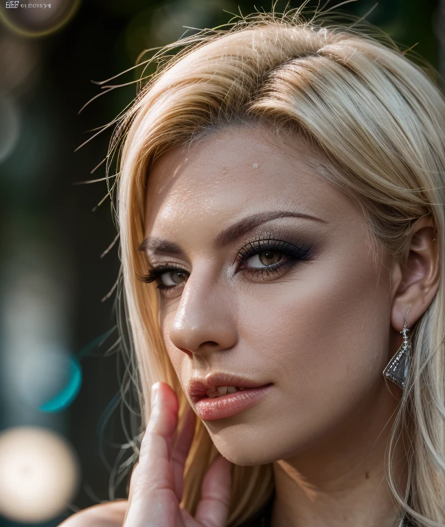 cinematic photo (best quality), (masterpiece),(semi realistic), (detailed),(film grain, skin details, 4k), photoshoot of amazing  woman, JessieVoltQuiron, realistic, makeup, Dappled Light, analog style (look at viewer) (skin texture) (film grain), (hyper realistic texture skin), cinematic light, sidelighting, ultra high res, best shadow, RAW, (Dutch angle),  . 35mm photograph, film, bokeh, professional, 4k, highly detailed