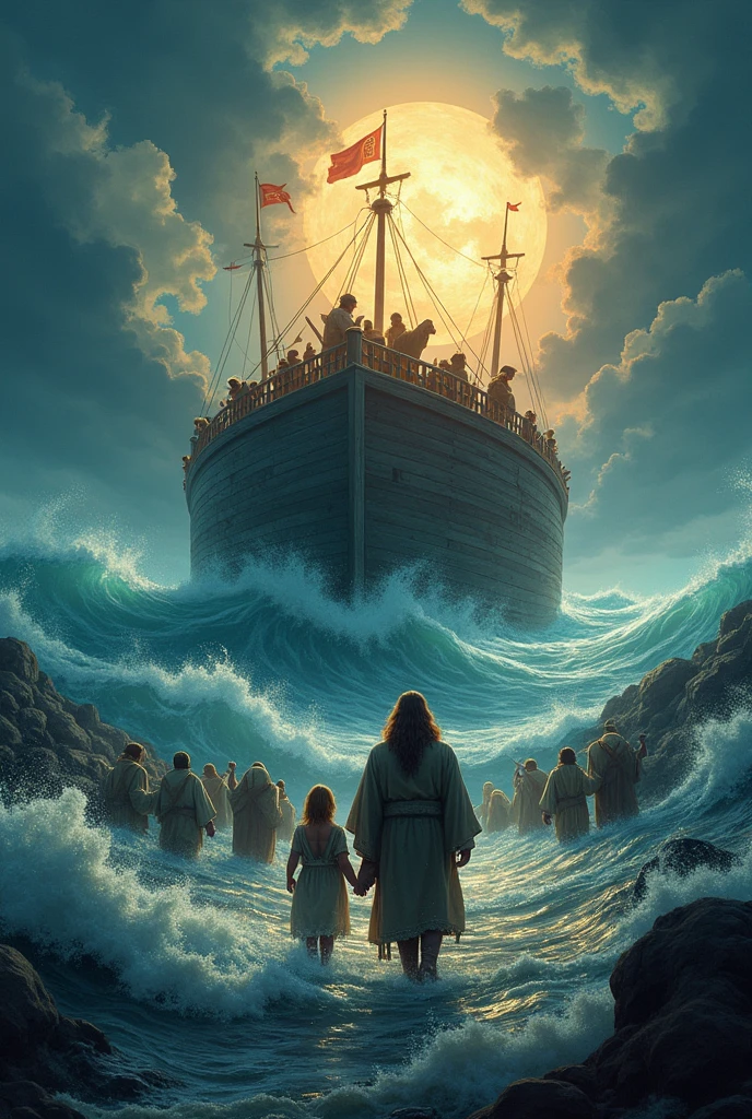 "Welcome to the story of Noah’s Ark, an ancient tale of faith, courage, and the power of hope. In a world where people had forgotten kindness and love, one man stood strong in his faith. That man was Noah, chosen by God to embark on an extraordinary journey. This is the story of how Noah, with his family and the animals of the earth, overcame a great flood to bring forth new life and a promise from God that would last forever. Join us as we explore this timeless adventure, filled with lessons of trust, obedience, and the enduring power of God’s love."
