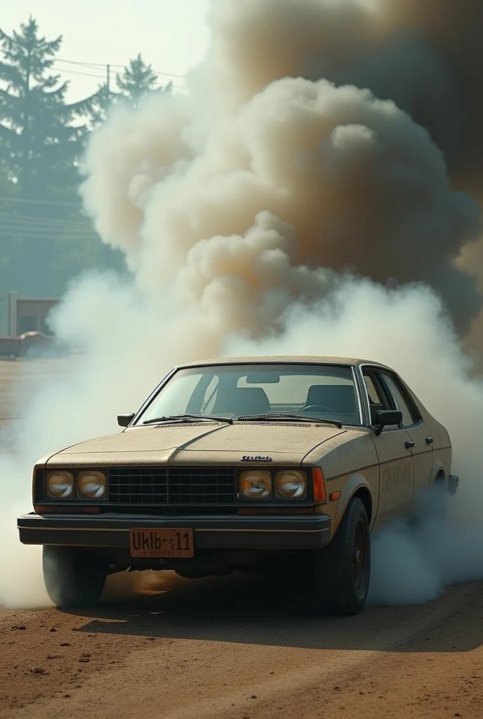 Chevrolet Chevette smoking