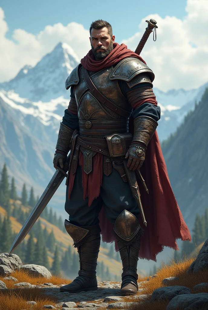 Create a male RPG character