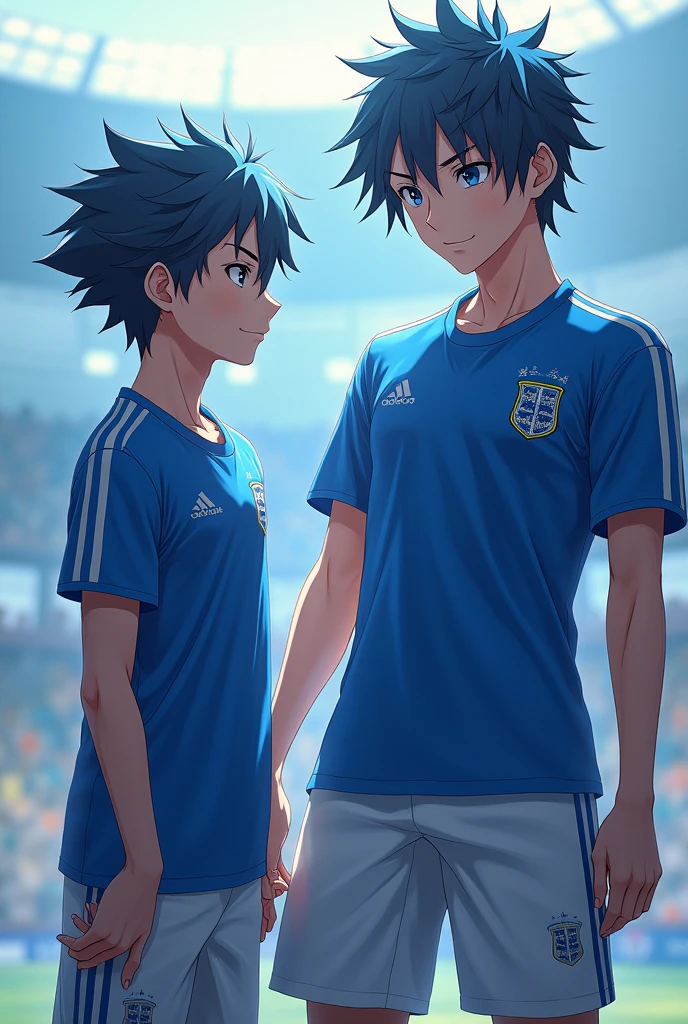 Create realistic Blue Lock characters Bachira and Isagi