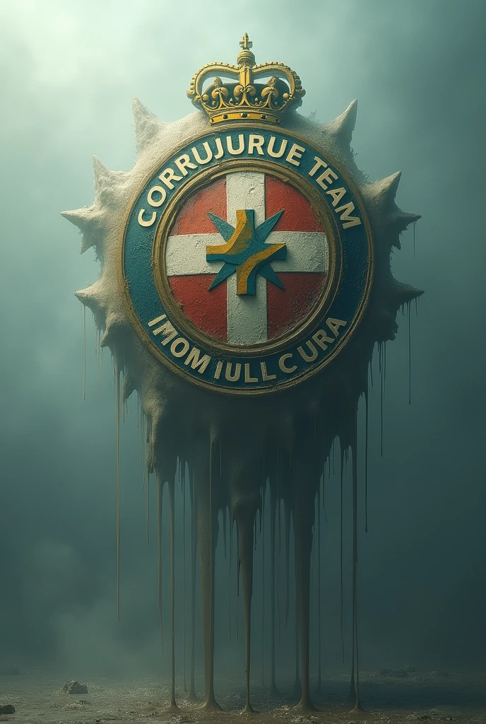 Corinthians football team logo melting