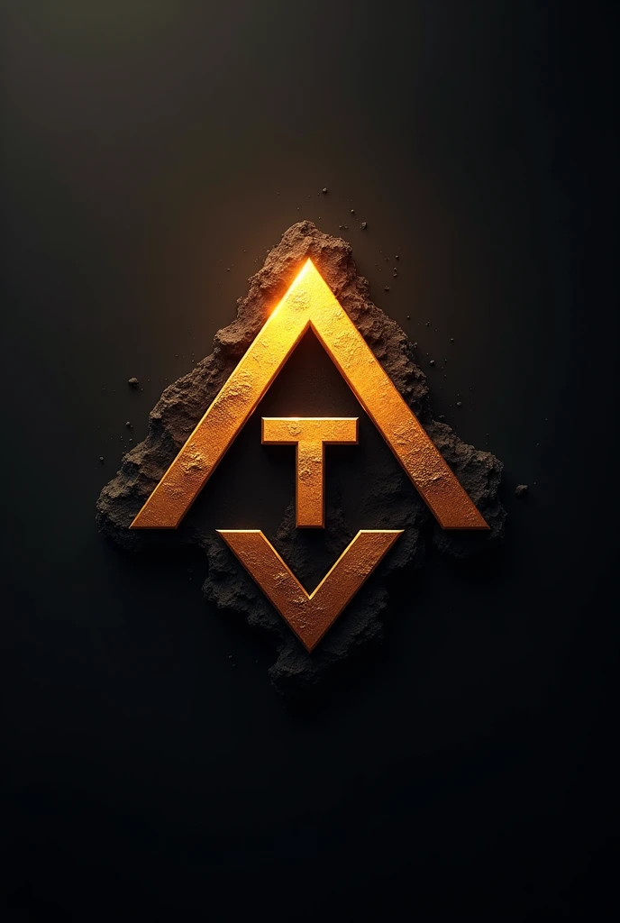 a logo of a company called Amostratech focused on mining